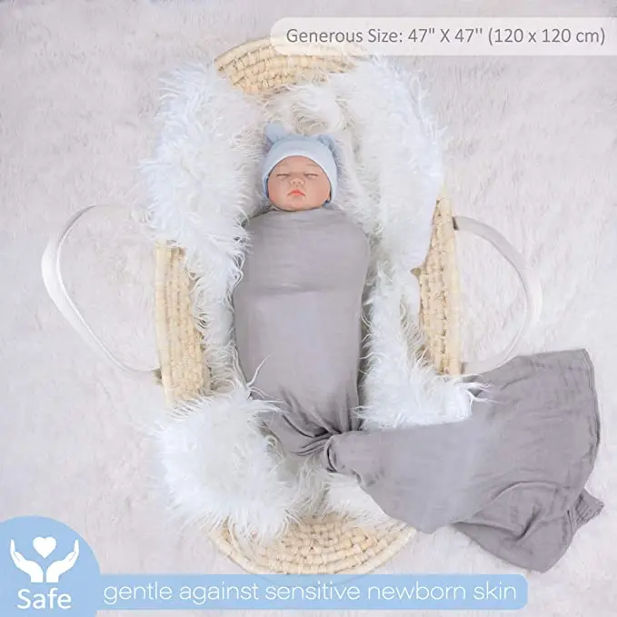 Factory Supply Hot Sale Muslin Wrap Muslin Blanket Swaddle Swaddle