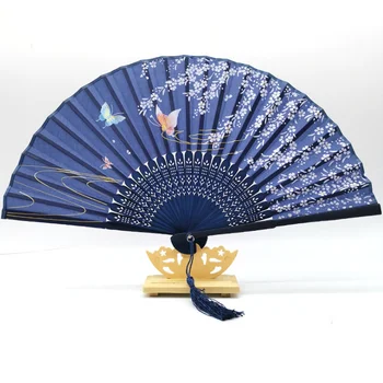 OEM/ODM Hot selling Bamboo Folding Fan Antique Chinese Style Folding Hand Held Fan
