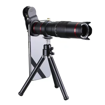 Mobile Phone Photography Gadgets HD Camera Lens Fish Eye 0.63X Wide Angle Macro 20X Telephoto Telescope Phone Lens Vlog Kit