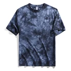 Tie Dye Custom Made Round Neck 100% Cotton Vintage Washed Tie Dye Men T Shirt
