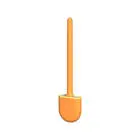 Hot Sales Wall Mounted Mini Flexible toilet brush black toilet cleaning brush silicone