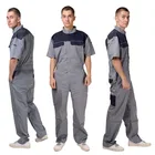 Work Wear Polyester Cotton Work Coveralls Summer Short Sleeve Outdoor Work Wear Can Be Customized Work Uniform