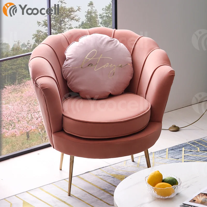 pink reception chair