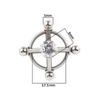 Piercing Multi-color Options Retractable Size Size Breast Ringnipple Piercing Jewelry For Girls