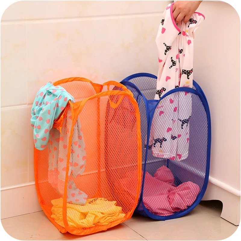 Dirty Garment Folding Collapsible Bathroom Bag Storage Hamper Toy Organizer Bag home storage baskets laundry basket