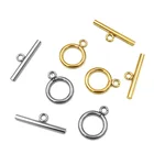 Toggle Clasps Clasp 316 Stainless Steel Toggle Clasps Unique OT Clasp For Bracelet Necklaces Making