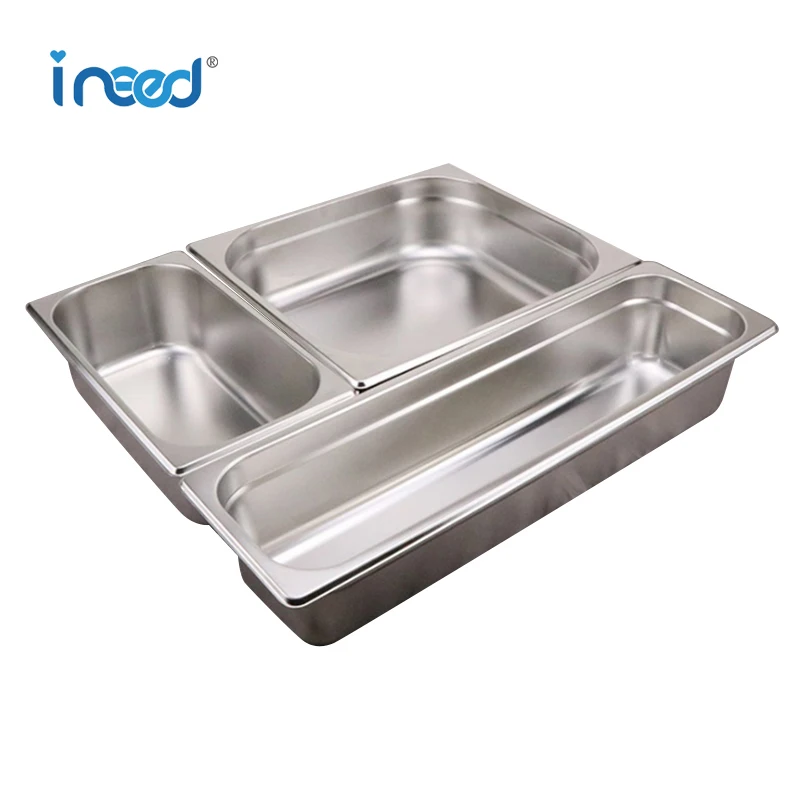 Bain Marie Gastronorm Pan 1/1 Food Container 20mm,40mm,65mm,100mm,150mm,200mm 