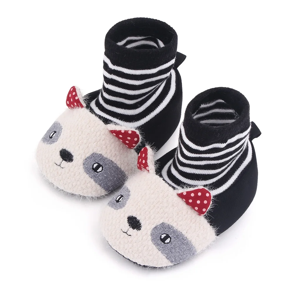 Autumn and Winter New Baby Cute Cartoon Animal Infants Soft Soled Indoor Warm Socks Toddler Shoes supplier