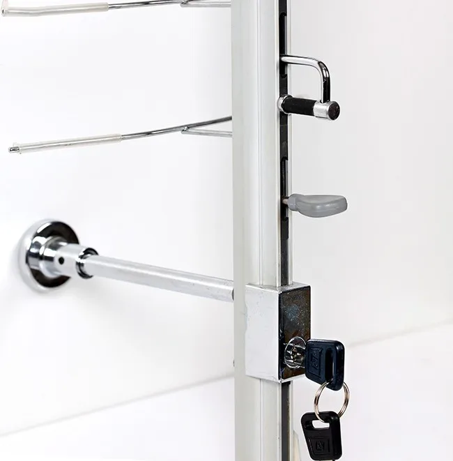 Wall Mounted Sunglass Display Rods Eyeglass Frame Display Rods Eyewear