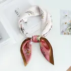 Design Pure Silk Accept Custom Design Style Crepe Satin Digital Printing 100% Pure Silk Scarves For Women