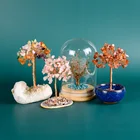 Stone Wholesale Crystal Fortune Tree Natural Healing Stone Feng Shui Craft Money Tree Life Of Tree