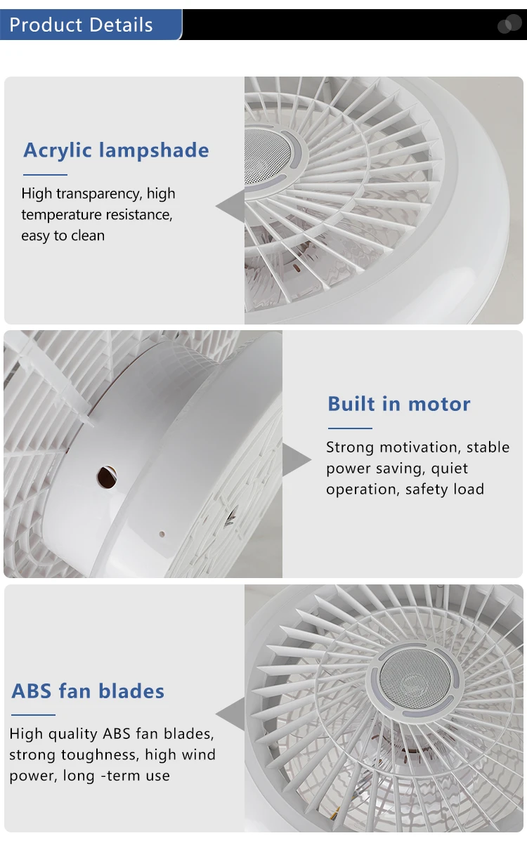 Ceiling Fan, 36W, Plastic - detail 22