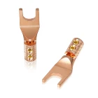 RASANTEK Red Copper HI-END Speaker Spade Plug