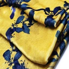 Silk Designer Satin Fabric Custom Digital Print Brocade Jacquard Silk Viscose Velvet Flower Fabric