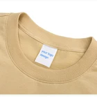T Shirt 100% Cotton Custom Design Mens Clothing Blank Hip Hop Round Neck Color Blocked Short Sleeve Oversized T Shirt