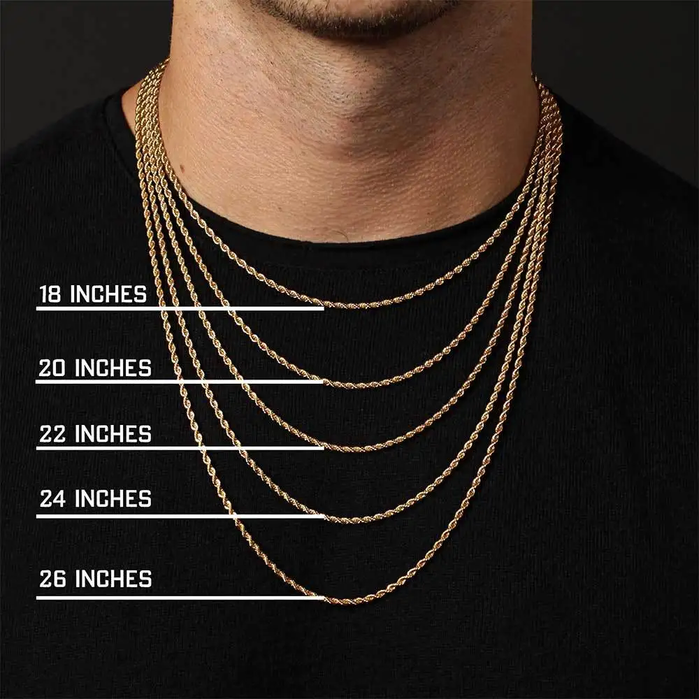 Difference Between Necklace Chain — WE ARE ALL SMITH Men's Jewelry