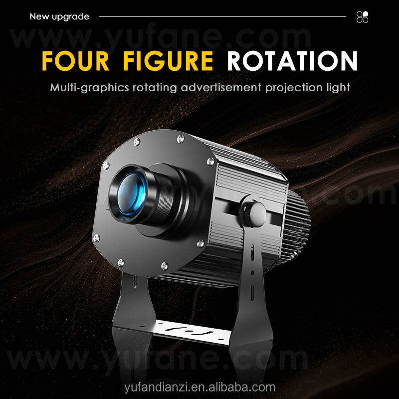 Yufan four figure rotating advertising projector light