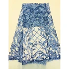 Lace Fabric With Sequins Nigeria Laces Lace Fabric Beaded Wedding Sequence Lace Fabric