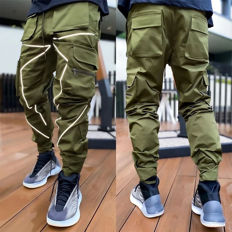 Multi Pocket Men Custom Cargo Pants 