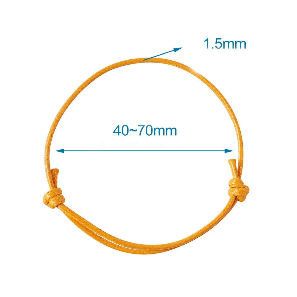 Adjustable Plain Wax Cord Rope Bracelets for DIY charm Bracelets  jewelry making Custom Thread String Knotted Woven Bracelets .jpg