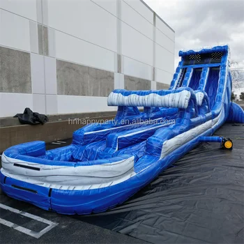 Outdoor giant commercial inflatable water  slide bounce house waterslide for kids and adults