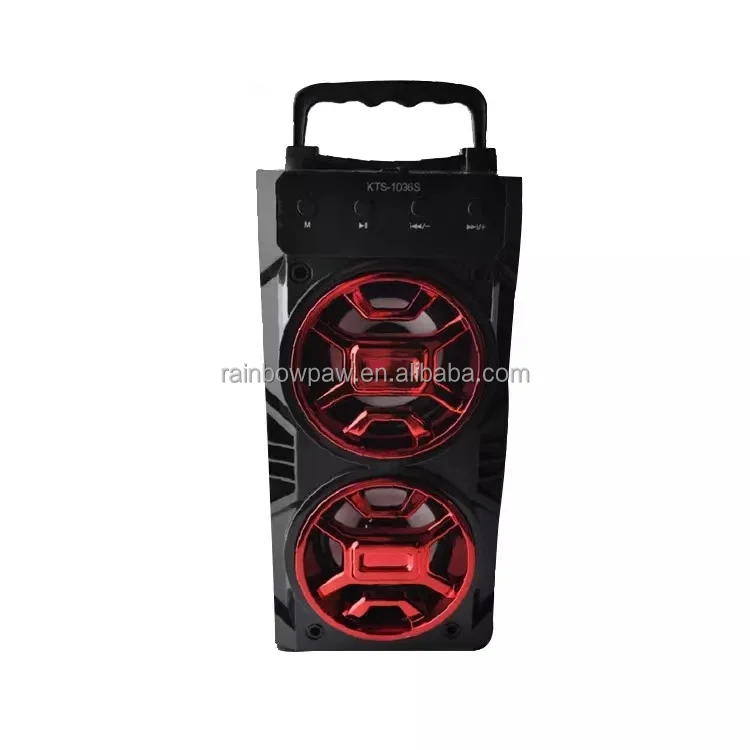 KTS Speaker KTS-1036S the Best Wireless Speaker Outdoor with Electroplating Speaker Frame