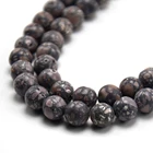 Turquoise Beads 8mm Brown Reconstructed Turquoise Round Beads For DIY Jewelry Making