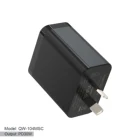 Oem Charger OEM Logo PC Fireproof Material Type C Port 30W PD AU Wall Charger