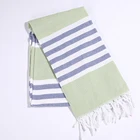 Woven Towel 100% Combed Cotton Woven Fabric 4 Seasons Beach Towel With Customized Logo