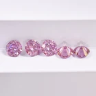 GRA Certificate Round Pink Moissanite Price Per Carat Wholesale Moissanites
