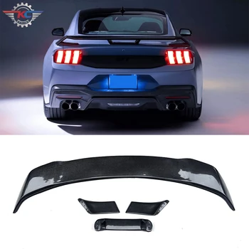 Trunk Spoiler Wing fin For2024-25 Ford Mustang DH  Performance Real Carbon Fiber