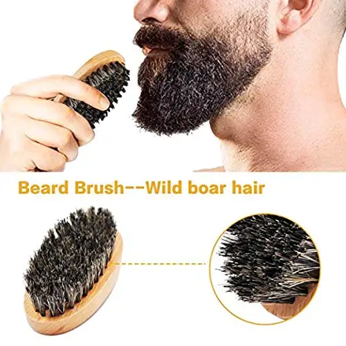 Beard Grooming Trimming Kit Beard Brush Comb Oil Leave In Conditioner Mustache And Balm Butter Wax Growth Gift Set For Men