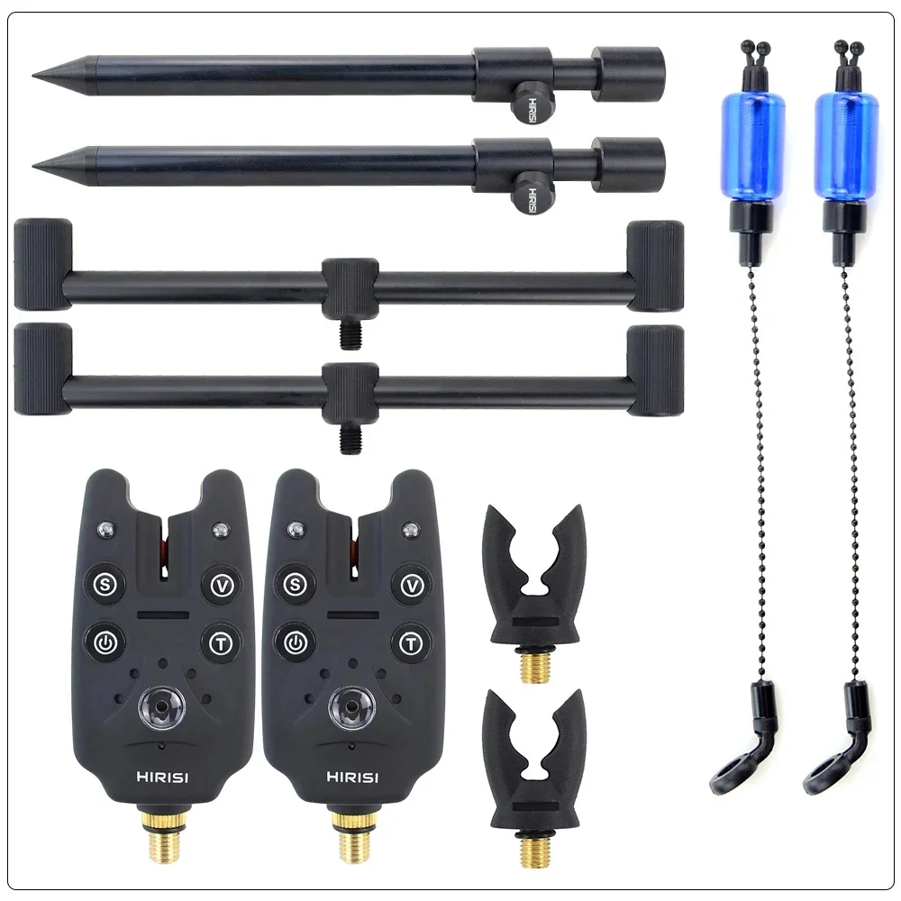 Hirisi Carp Fishing Tackle Set - Advanced Alarm & Rod Support