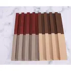 Panel Wide Fluted Panel Wall Angles Solid Wood Grille Sheet