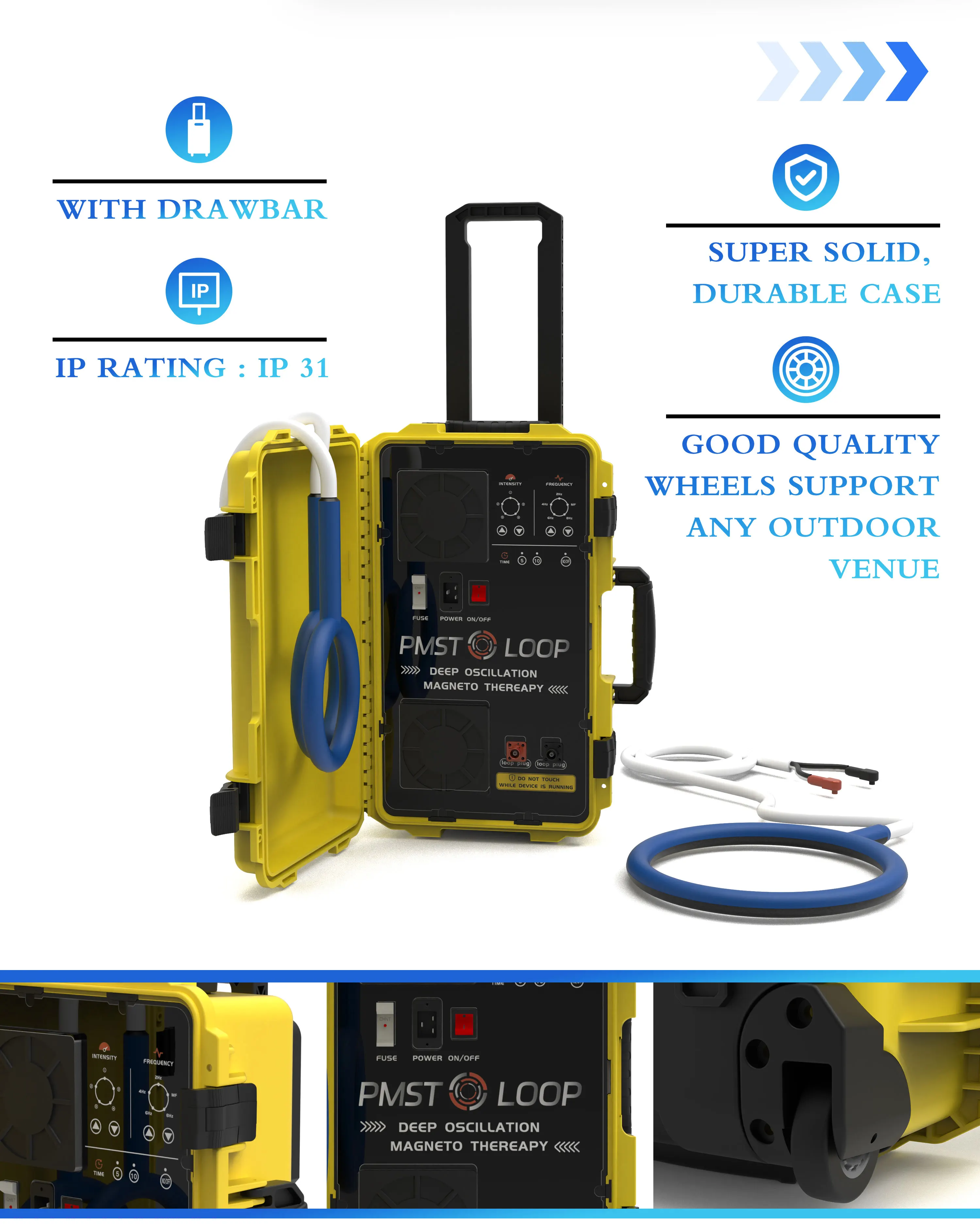 Kaphatech Portable Pemf Device For Acute Pain And Injury Pmst Loop Body