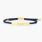 Bracelet Men Handmade Weave Rope Custom Logo Charm Nylon Mens Braided Gold Bracelet