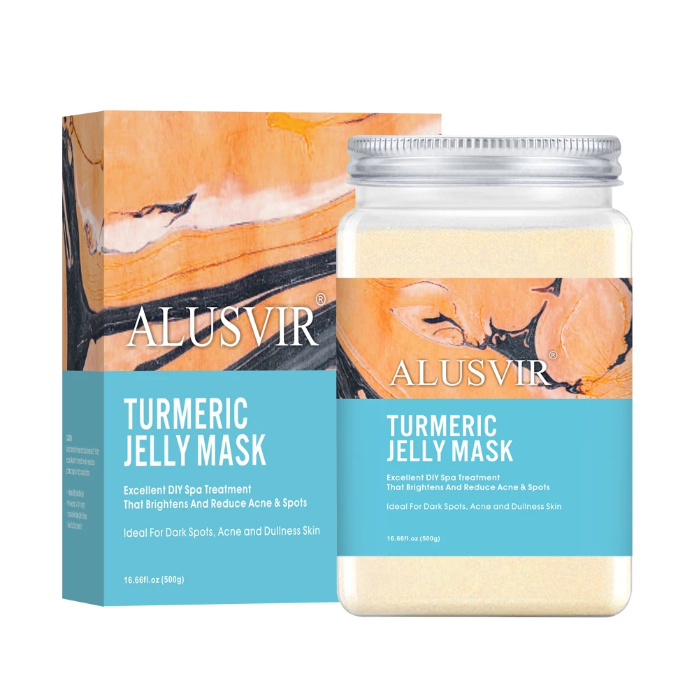 Beauty Skin Care Product DIY Face Masking Powder Turmeric Dark Spots Remover Whitening Facial Jelly Mask Powder