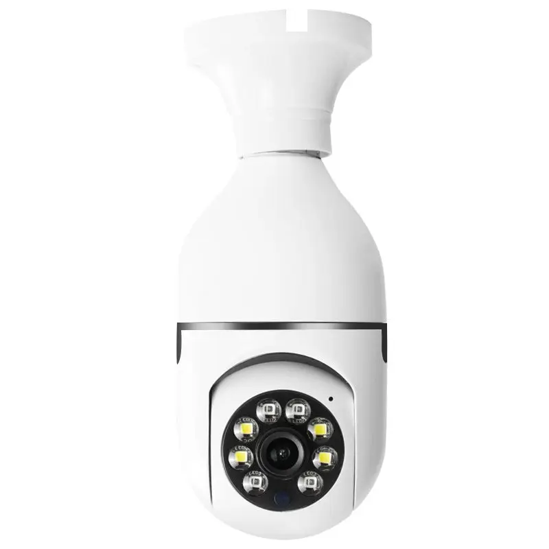 Factory Cheap Sales PTZ bulb camera 360 degree Outdoor Ip Wireless Camara Network Bulb Cctv Wifi Ptz Security Camera Light Bulb