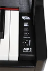 Black 88 Keys Hammer Action Keyboard Digital Piano Midi Control Practice Rhythm For Beginners