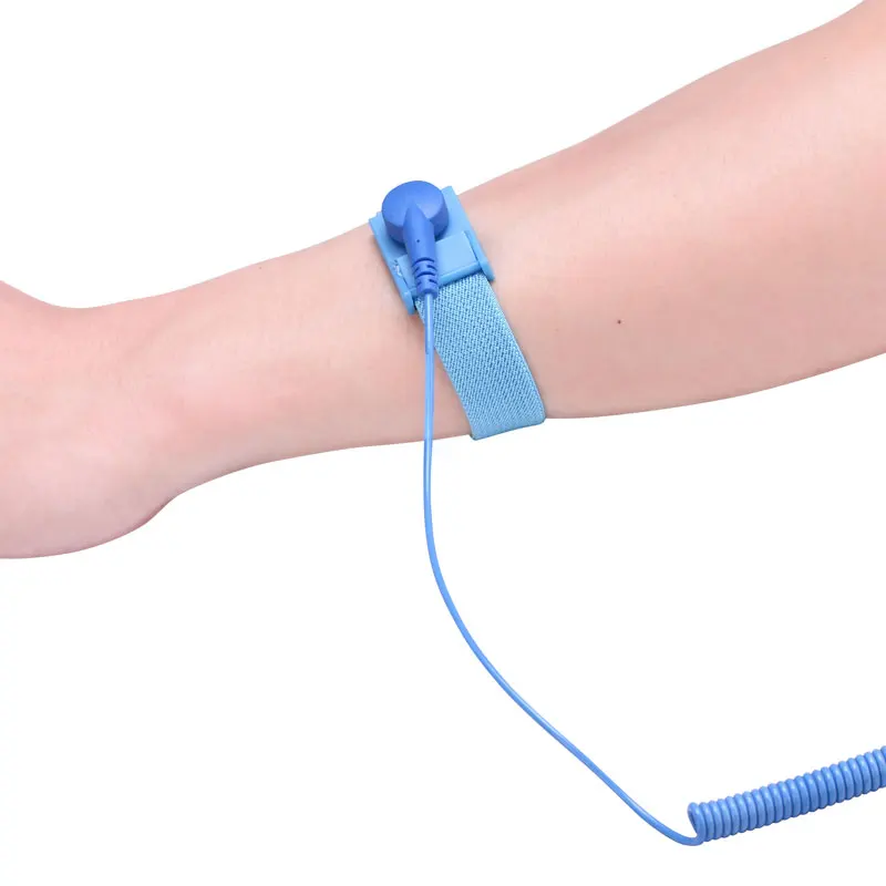 Anti Static ESD Wrist Strap Elastic Band With Clip For Sensitive Electronics Repair Work Tools