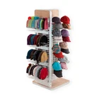 Wire Display Hanging Shopping Mall Metal Floor Hanging Wire Hat Display