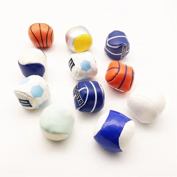 Leather Juggling Balls Soft Children Toys Wholesale Small Balls for Fun Customized 2 Panel PVC Custom Packing PU Unisex 3-5 Days