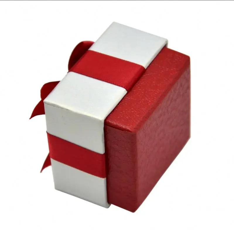 Customized color size folding printed white kraft cosmetic luxury paper jewelry gift box packaging