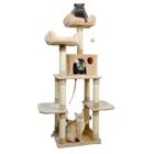 Hight Quality Sisal Large Climbing Scratch Pet Scratcher Wood Condo Furniture Tower Cat Tree//