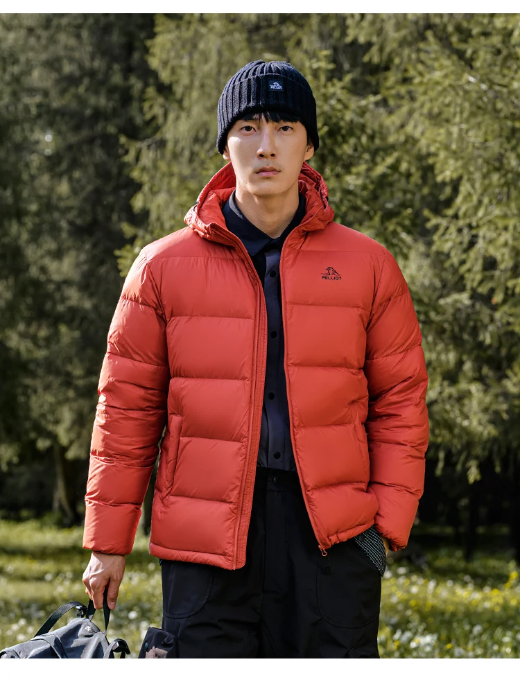 Pelliot 800 Filling Down Jackets 2023 F/W Outdoor Windproof Warm Mountaineering 95% Goose Down Jacket