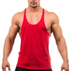 Singlet Y Back Mens Bodybuilding Gym Vest Stringer Singlet Tank Top Wholesale