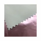 Pink Uniform Fabric 100% Polyester Pongee Pu/pvc Pink 50D*50D 68gsm 143cm For Uniform Fabric