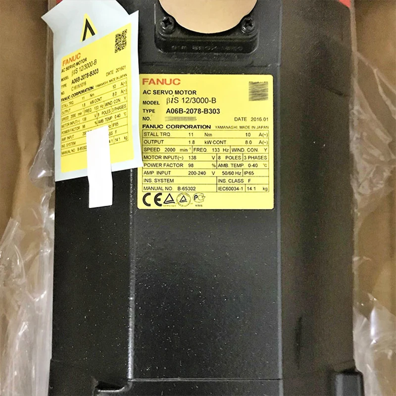 A06B-2078-B303 Fanuc Động Cơ Servo AC Chính Hãng Mới