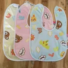 Baby Bib Bibs Baby Good Quality Printed Snap Eating Feeding Eating Girl Water Resistant Baby Bib