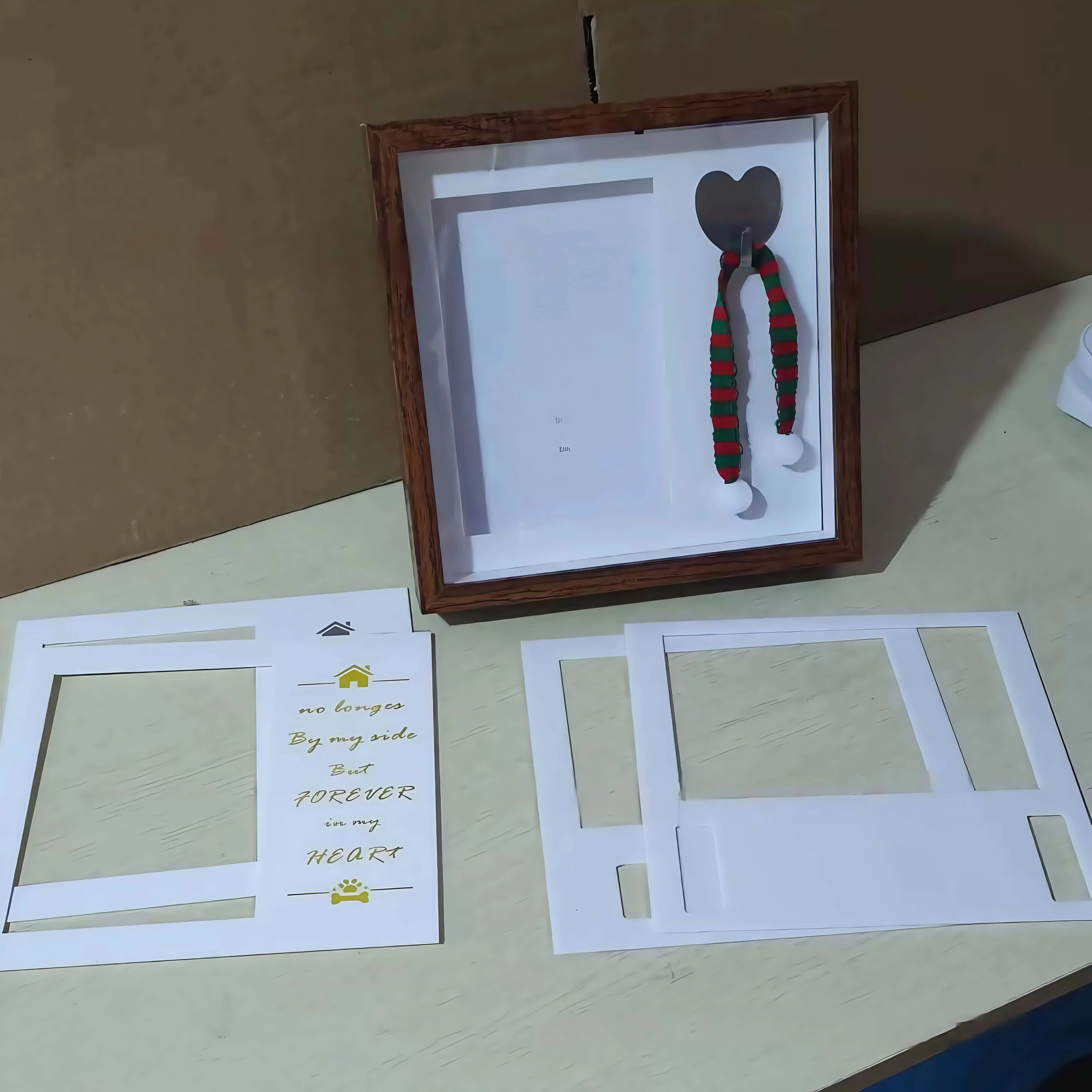 Pet Photo Frame Souvenir, Cat and Dog Lost Commemorative Photo Frame Remembrance Piece for Your Furry Friend